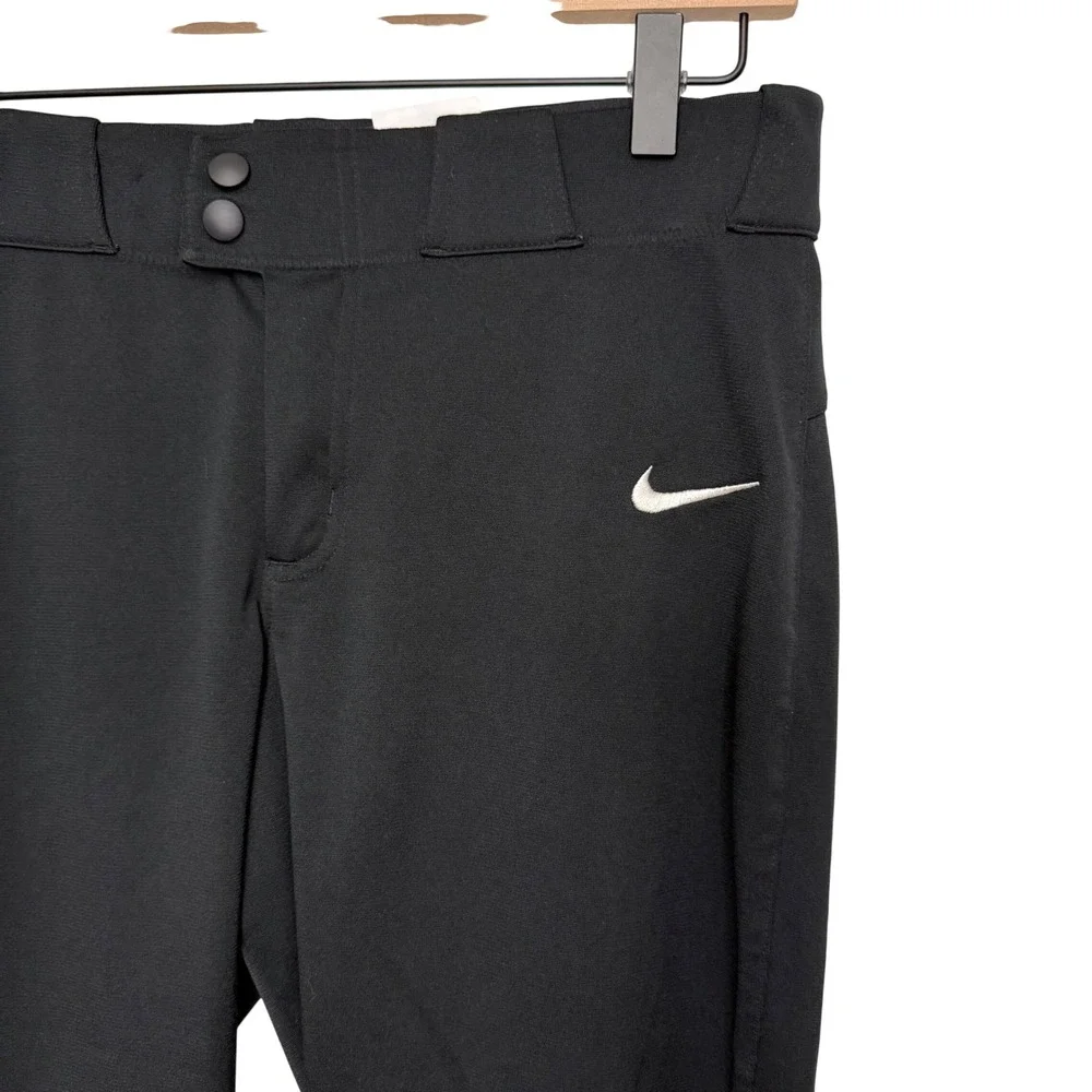 Nike Team Black Capri Softball Pants Womens Medium AV6642-010 Athletic Training